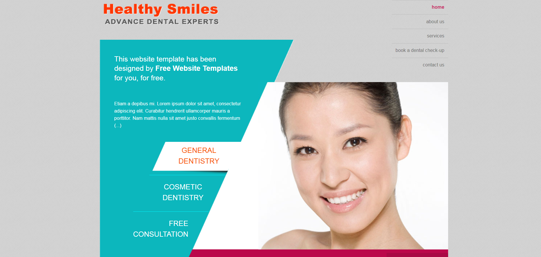 Шаблон сайта Красота №604