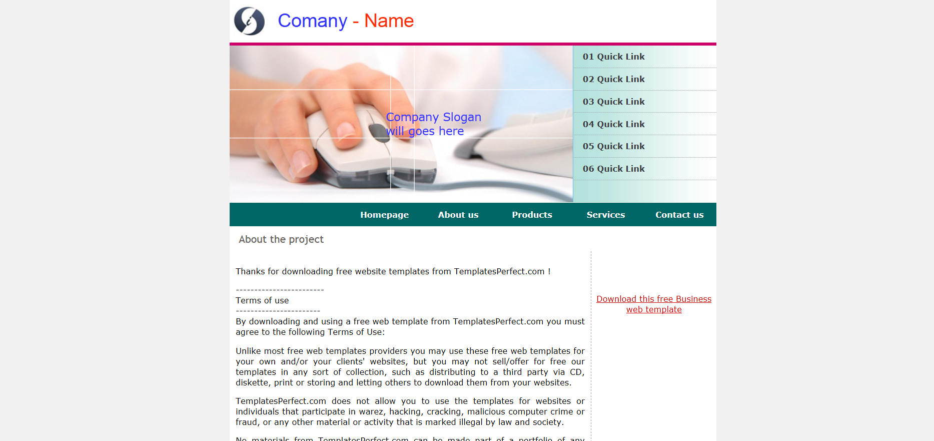 Шаблон сайта Компьютеры №370